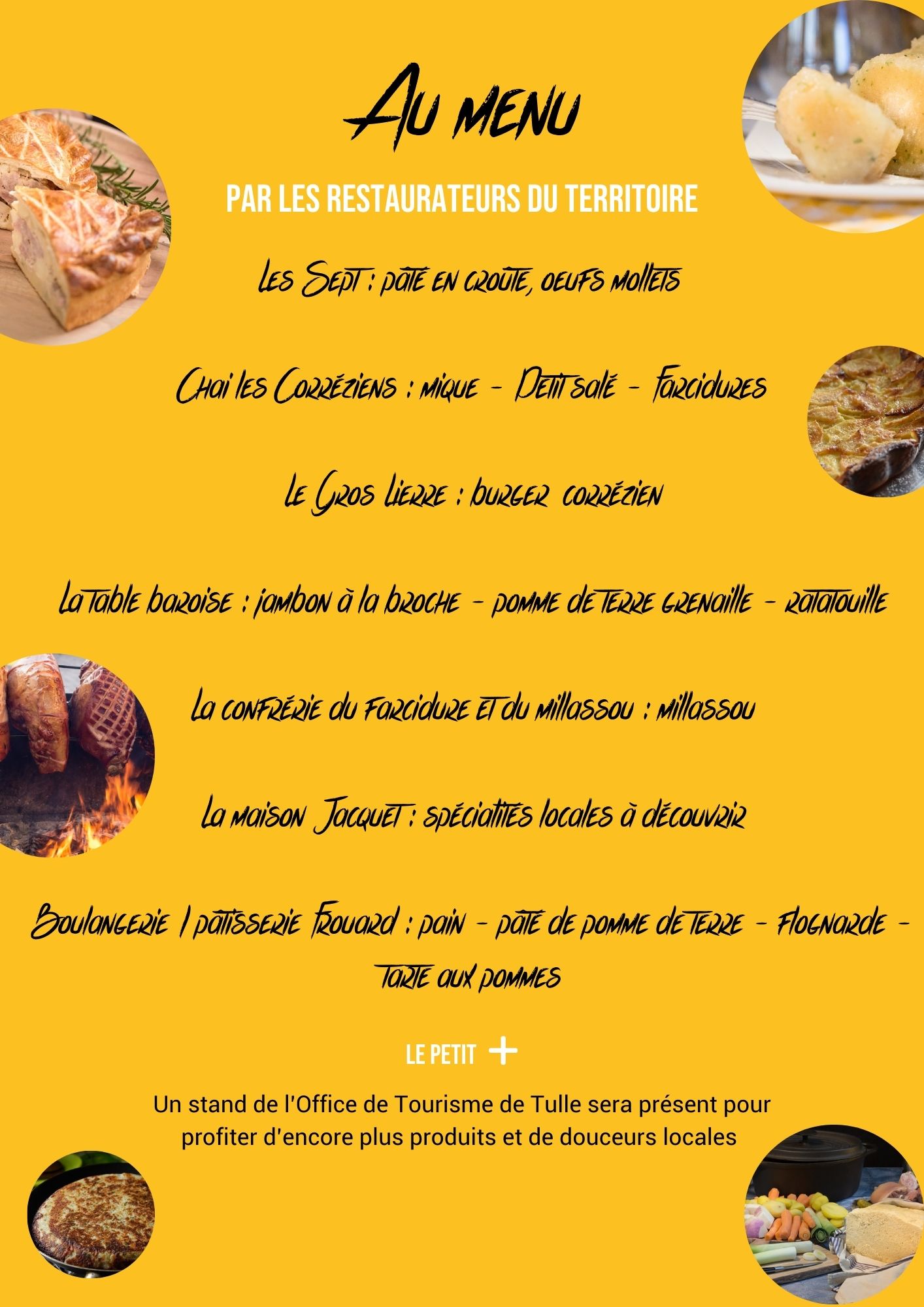 Menu - Tablée Corrézienne