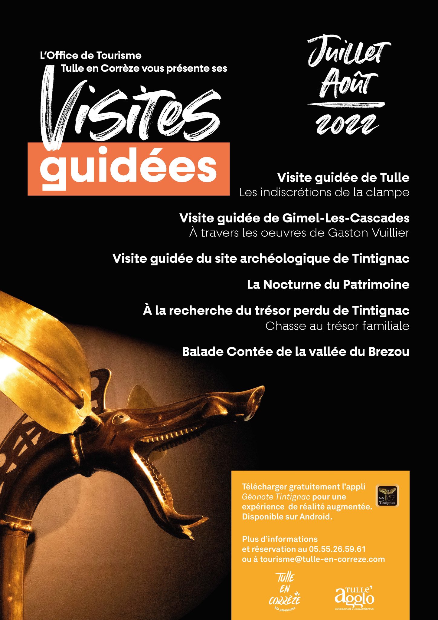 Affiche Visites Guidées 2022