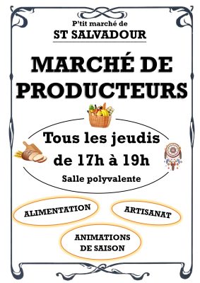 Affiche Marché de Producteurs – St Salvadour