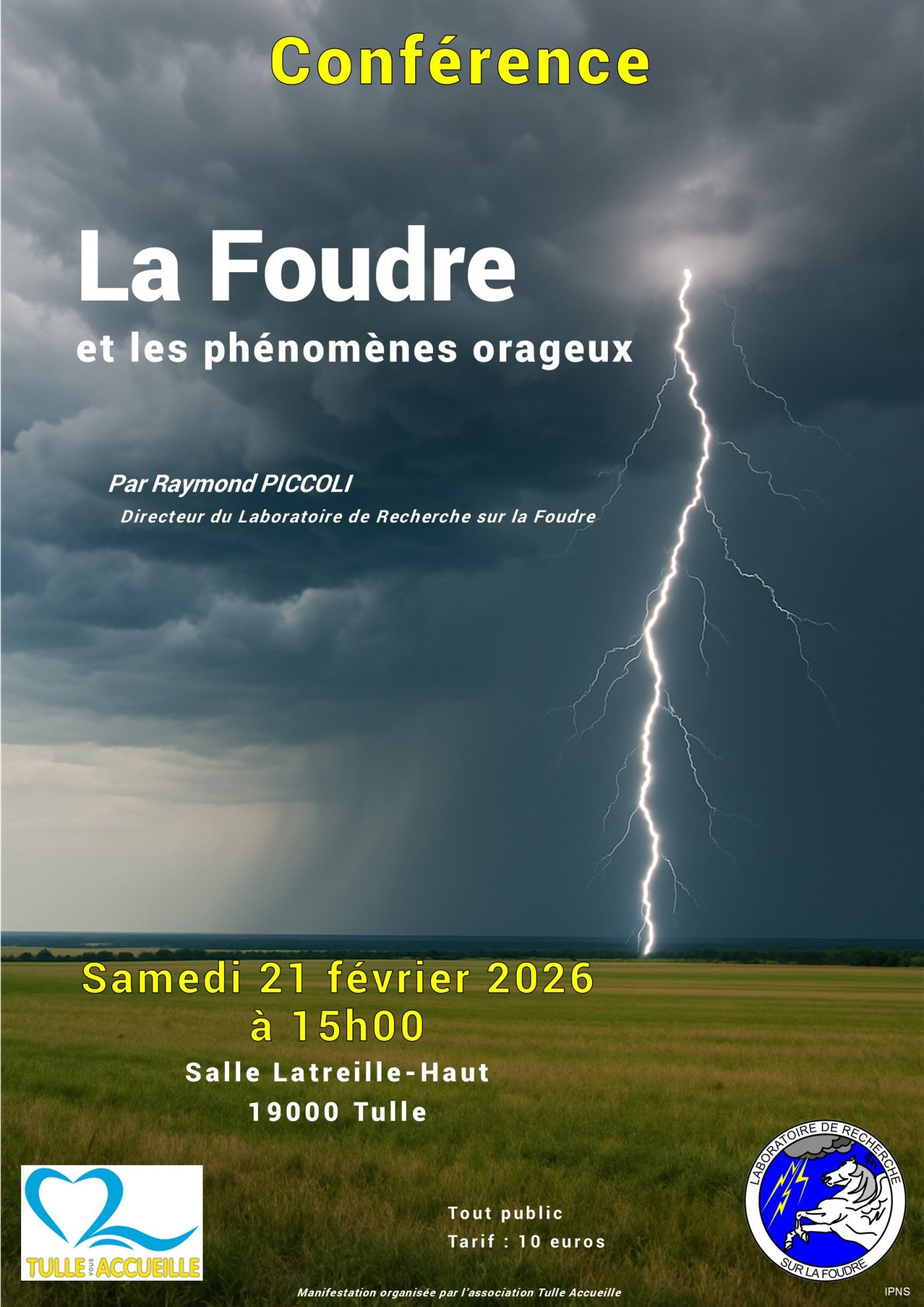 Affiche conférence Tulle – 21 février 2026