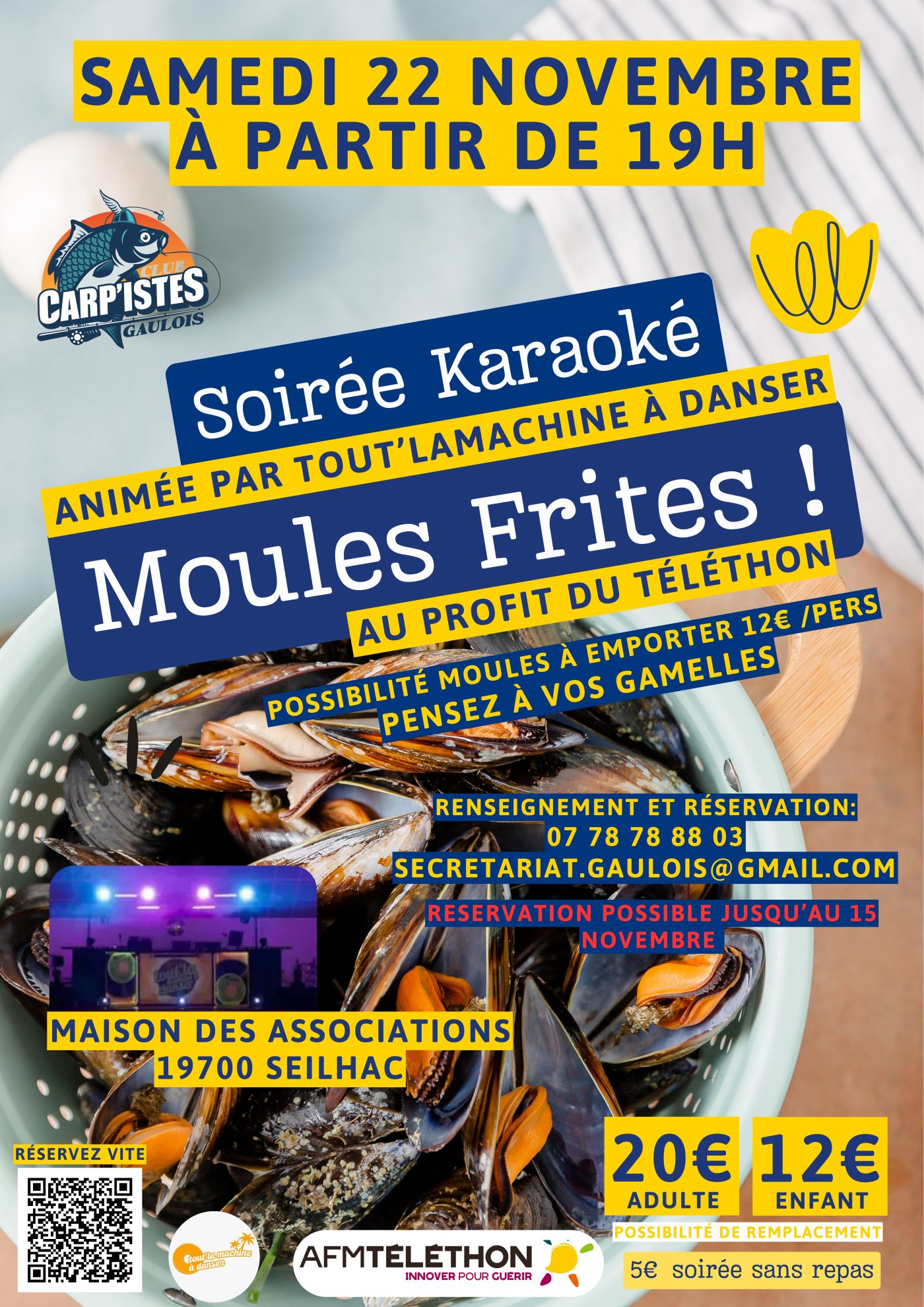 Affiche événement soirée été bar illustration moderne coloré