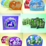 Carte diorama à la vente