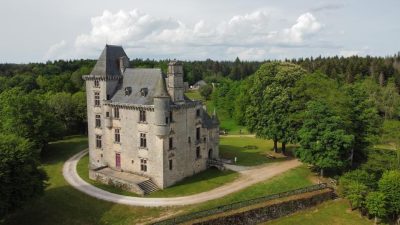 Clergoux Le Château -Vue drone
