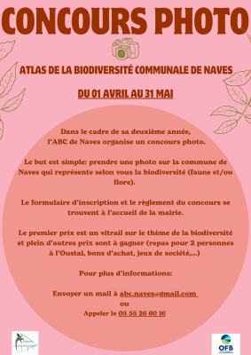 Concours photo de l’Atlas de la Biodiversité communale de Naves – 1