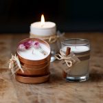 Bougies végétales parfumées