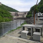Vue espace Odyssélec et barrage du Chastang_7