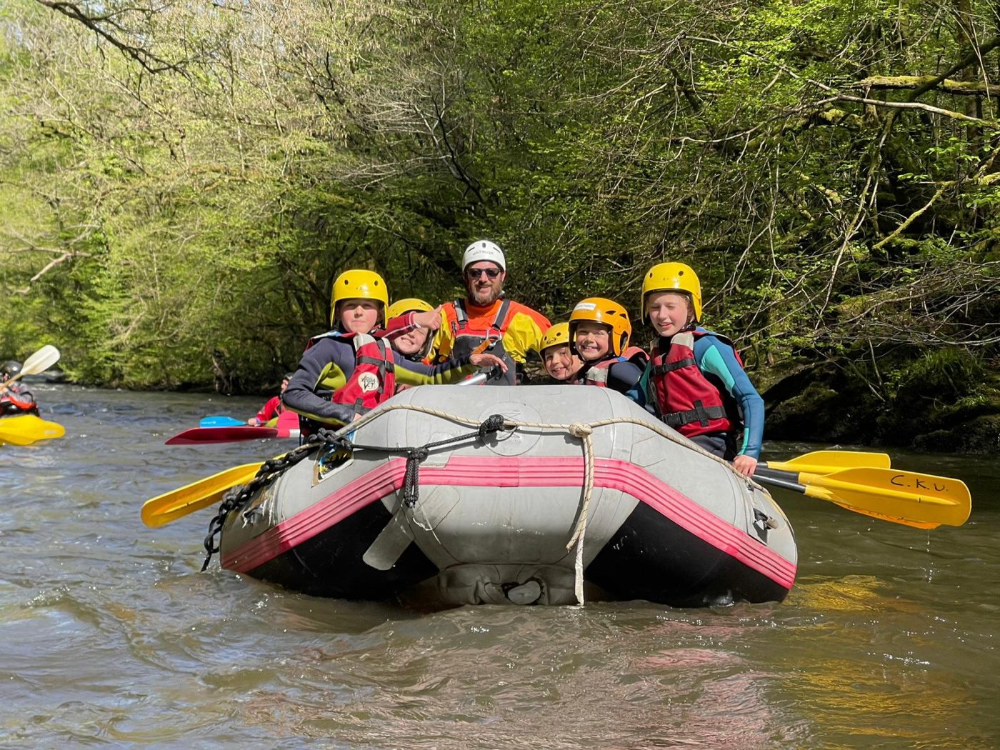 Raft dans les gorges de la Vézère