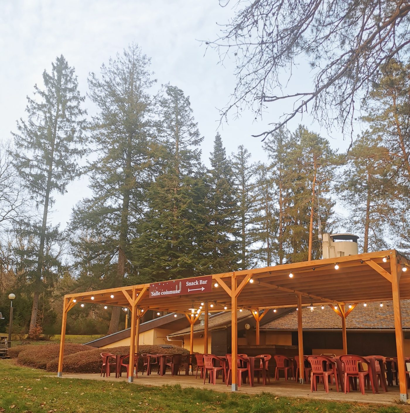 Terrasse camping