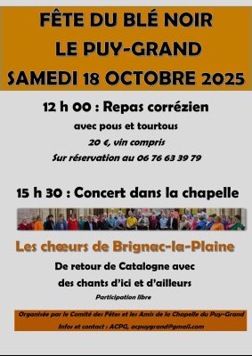 affiche FÊTE BLÉ NOIR 2025