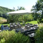 Gîte 12p Le Chazal salon de jardin
